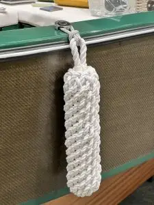 Croche fender on Jade boats