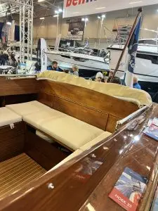 Oxelösundare 24, fully restored wooden boat from the 60's
