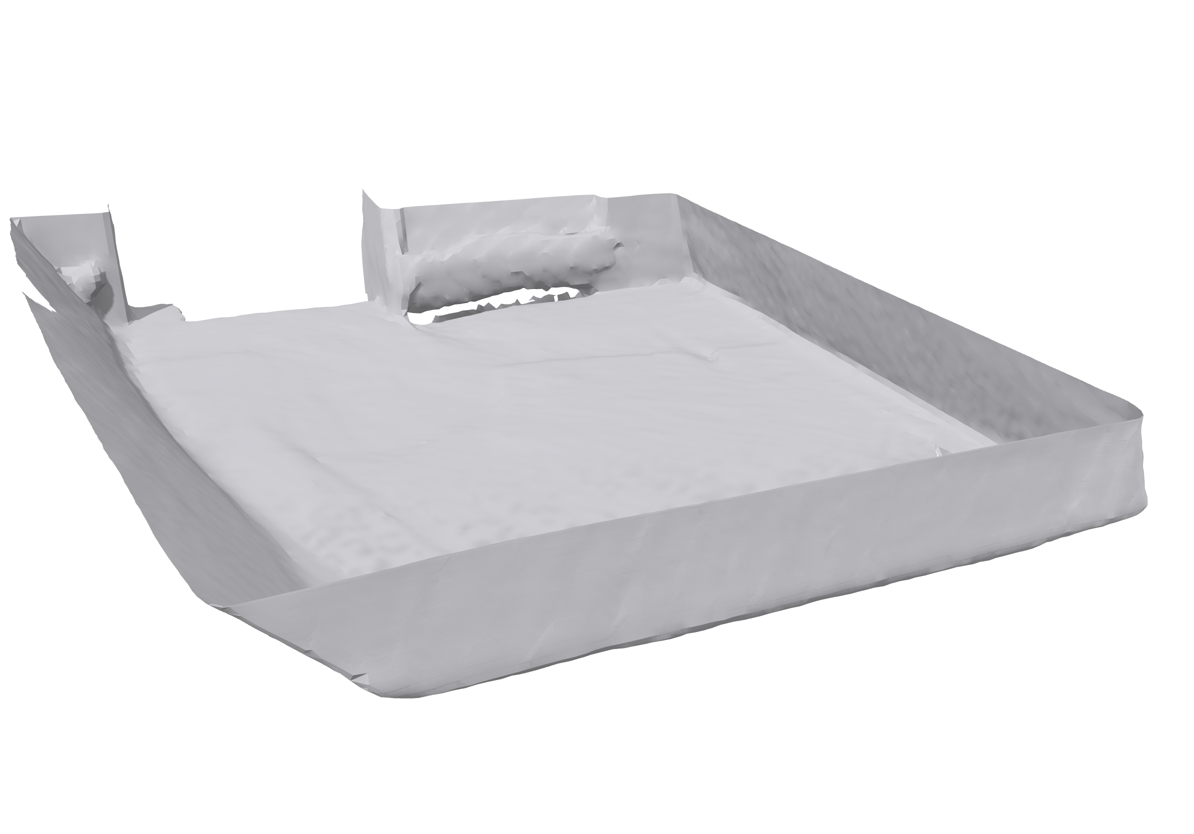 Aft cabin 3D scan for mattress design